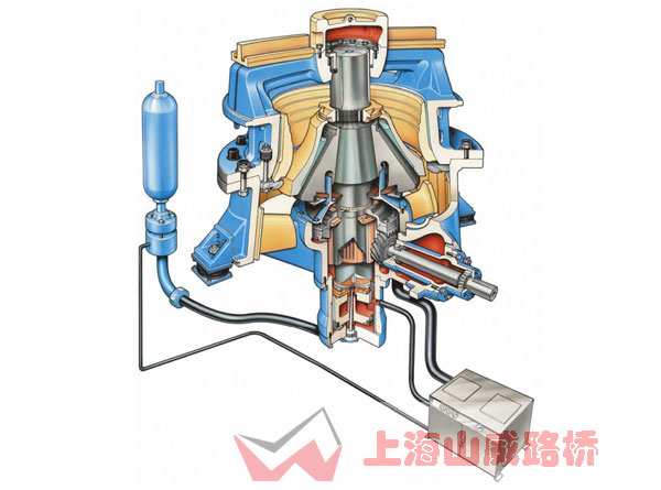 SHC單缸(杠)液壓圓錐破碎機(jī)結(jié)構(gòu)圖